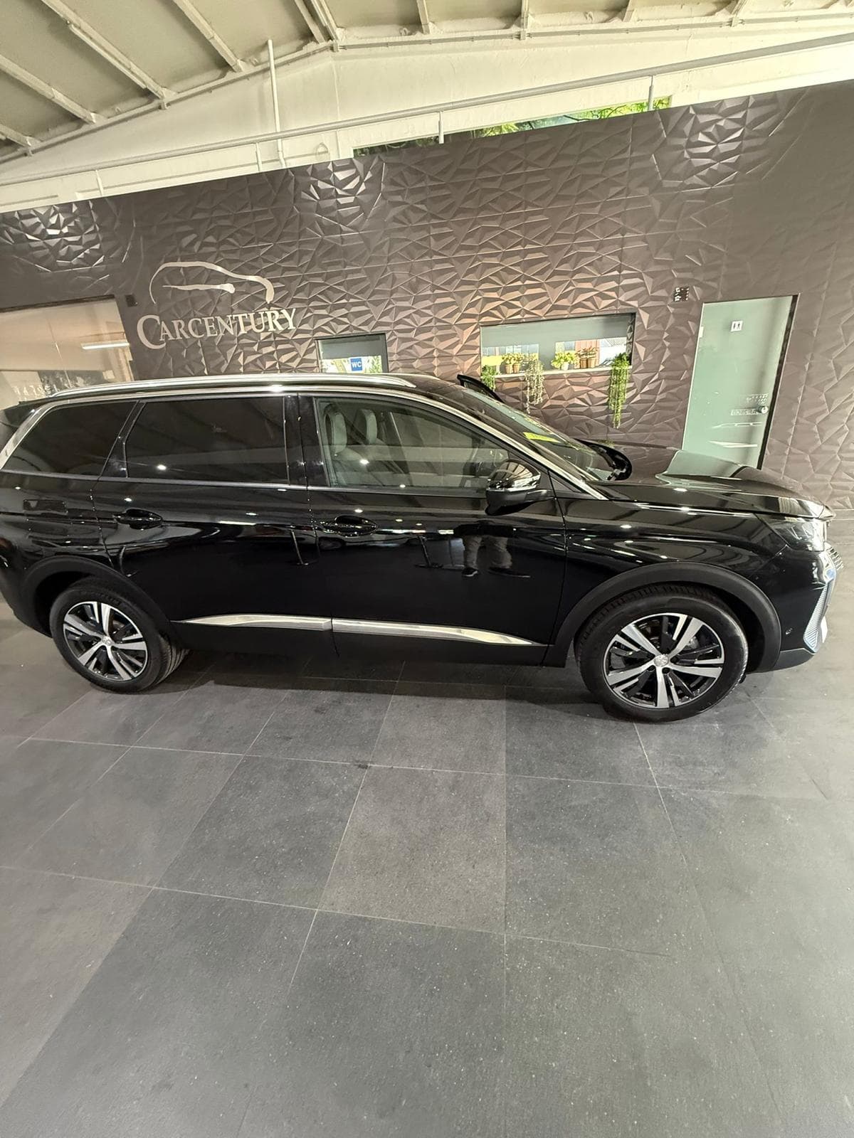 Premium black transfer car